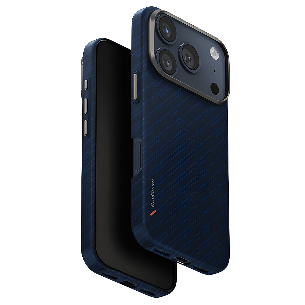 MagSafe Hülle für Apple iPhone 17 Pro Max, UNIQ, Keva MagClick, Denim