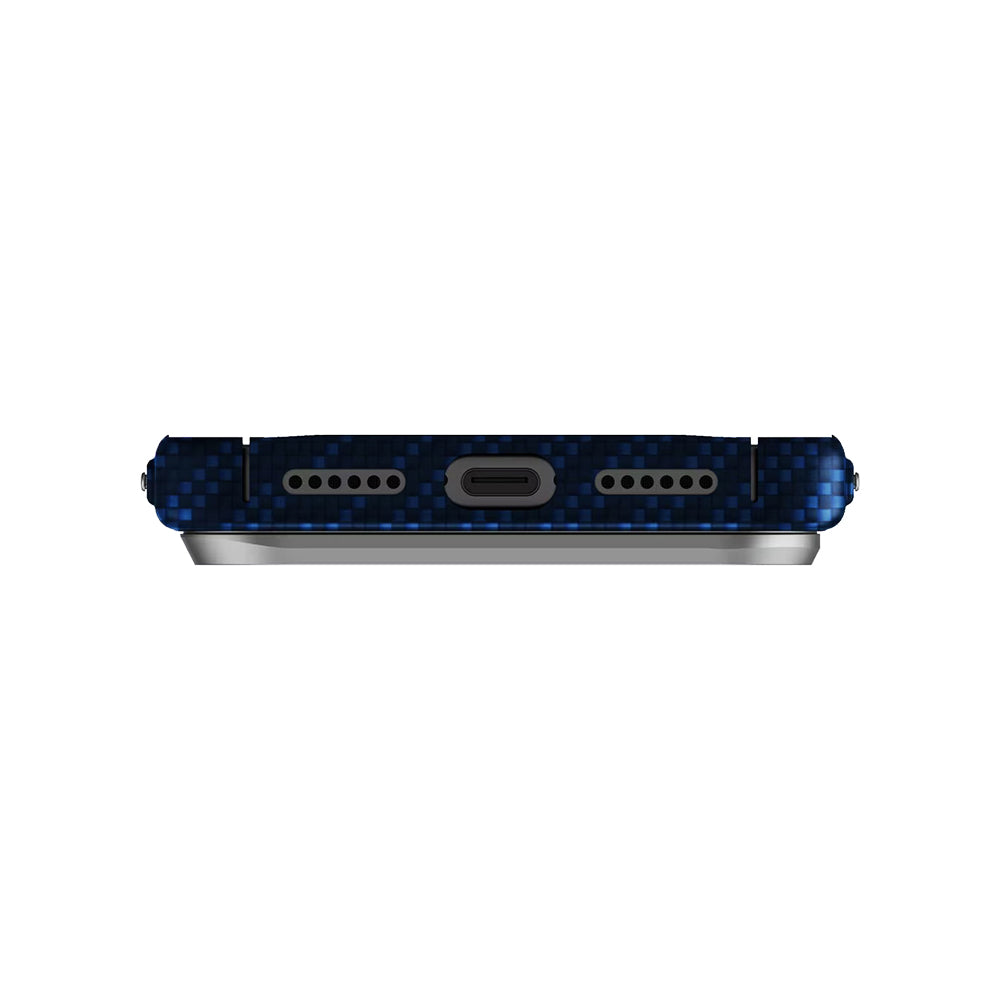 MagSafe Hülle für Apple iPhone 17 Pro Max, UNIQ, Keva MagClick, Denim