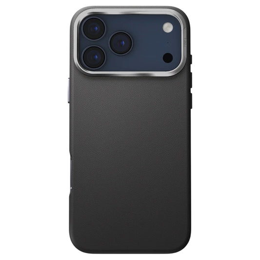 Hülle für Apple iPhone 17 Pro, UNIQ, Lyden Leatherette, Schwarz
