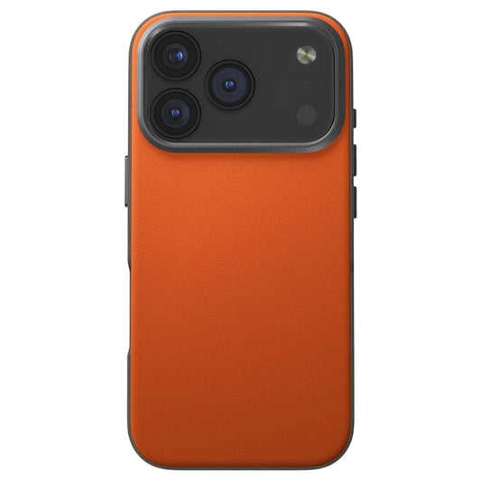 Hülle für Apple iPhone 17 Pro, UNIQ, Lyden Leatherette, Beige Orange