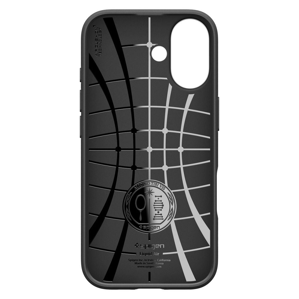 Hülle für Apple iPhone 17, Spigen, Liquid Air, Mattschwarz ACS10369