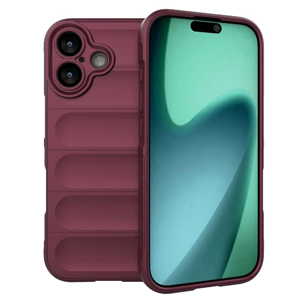 Hülle für Apple iPhone 17, Techsuit, Magic Shield, Kirschrot