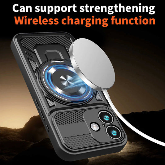 Hülle für Apple iPhone 17, Techsuit, RuggedCam, Schwarz