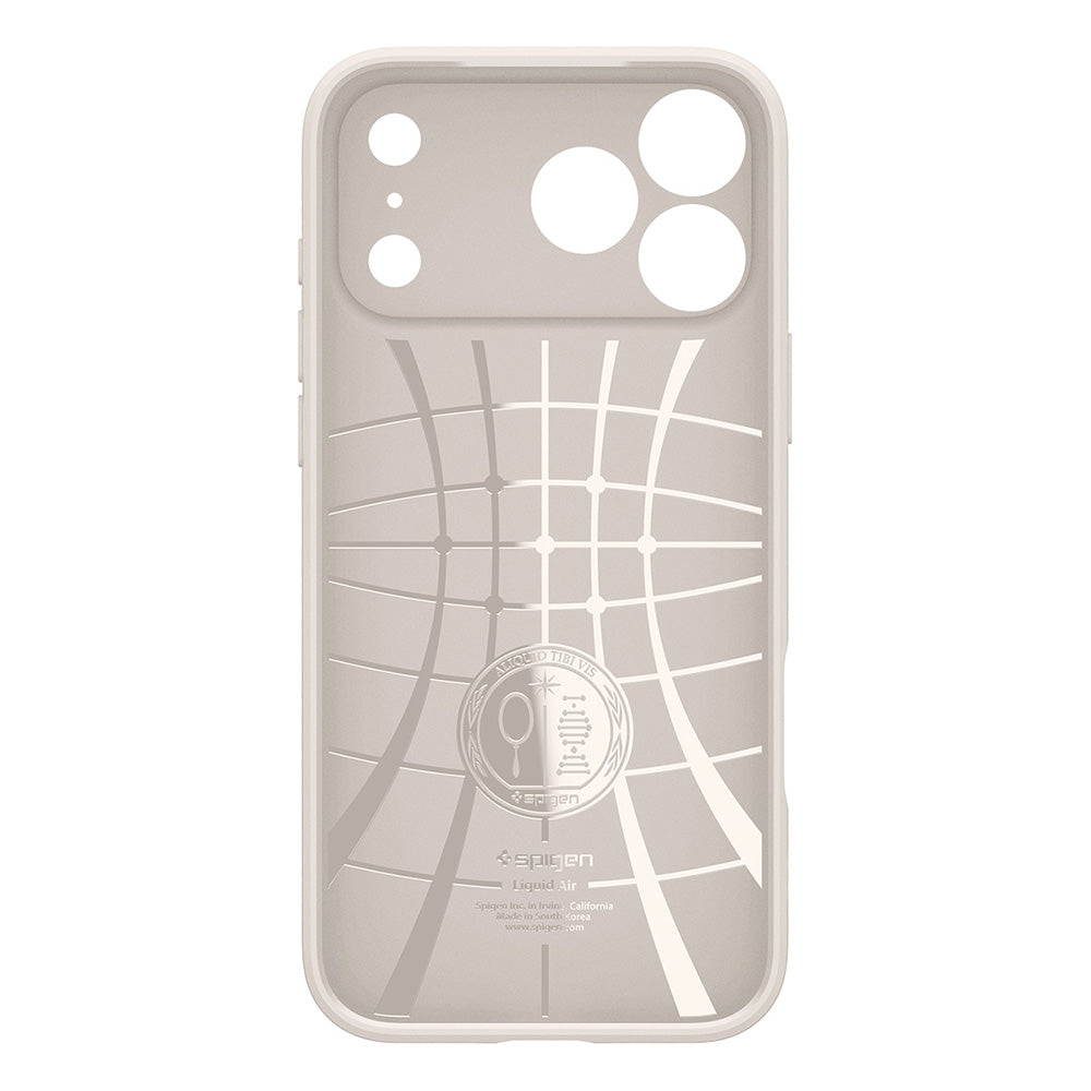 Hülle für Apple iPhone 18 Pro Max / 17 Pro Max, Spigen, Liquid Air, Beige ACS12114