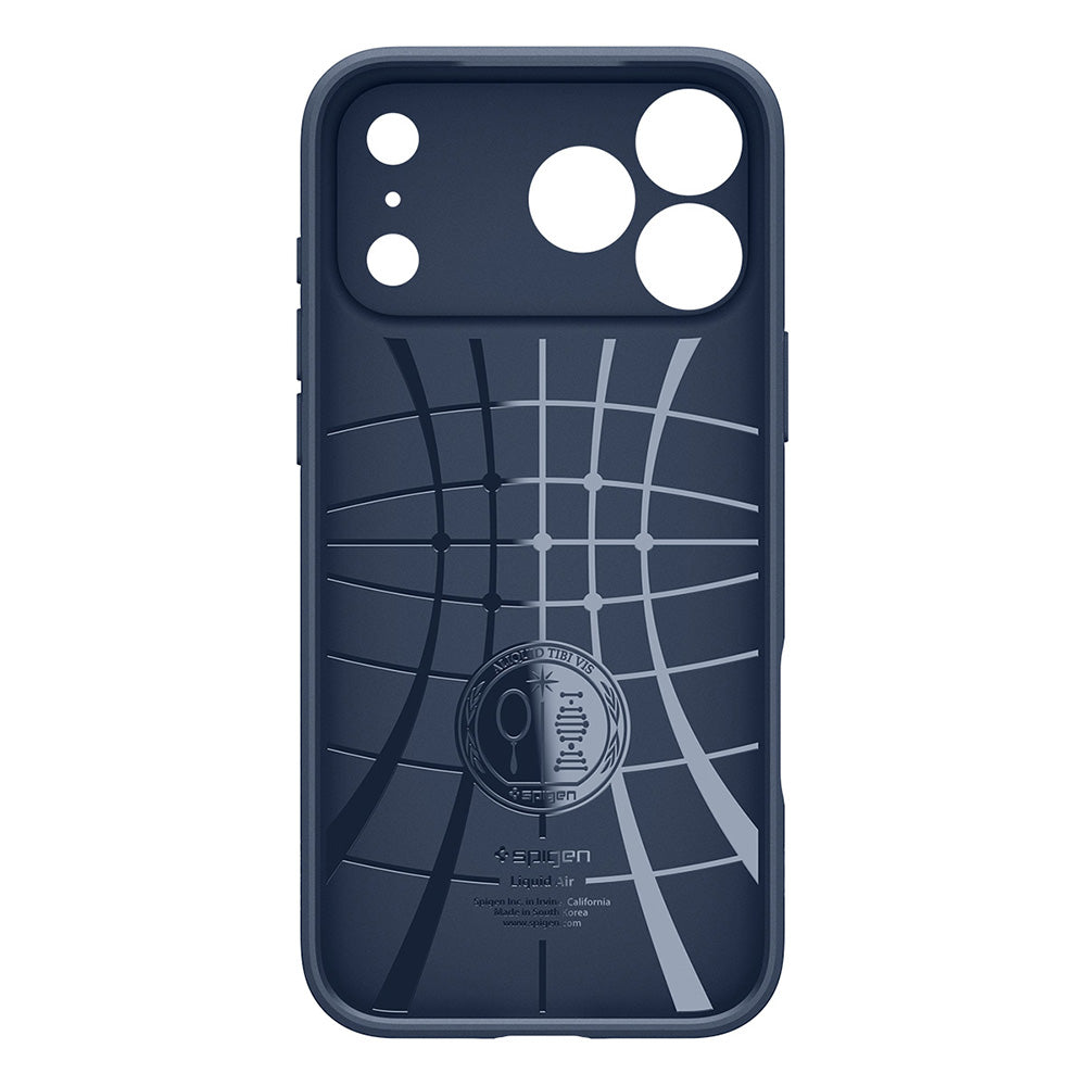 Hülle für Apple iPhone 18 Pro Max / 17 Pro Max, Spigen, Liquid Air, Marineblau ACS12112