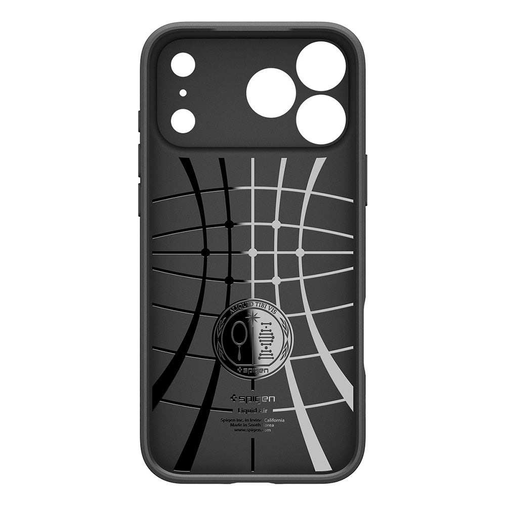 Hülle für Apple iPhone 18 Pro Max / 17 Pro Max, Spigen, Liquid Air, Matt Schwarz ACS12111