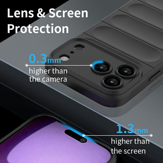 Hülle für Apple iPhone 18 Pro Max / 17 Pro Max, Techsuit, Magic Shield, Lila
