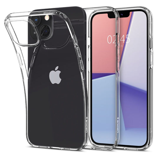 Gehäuse für Apple iPhone 13, Spigen, Flüssigkristall, Transparent