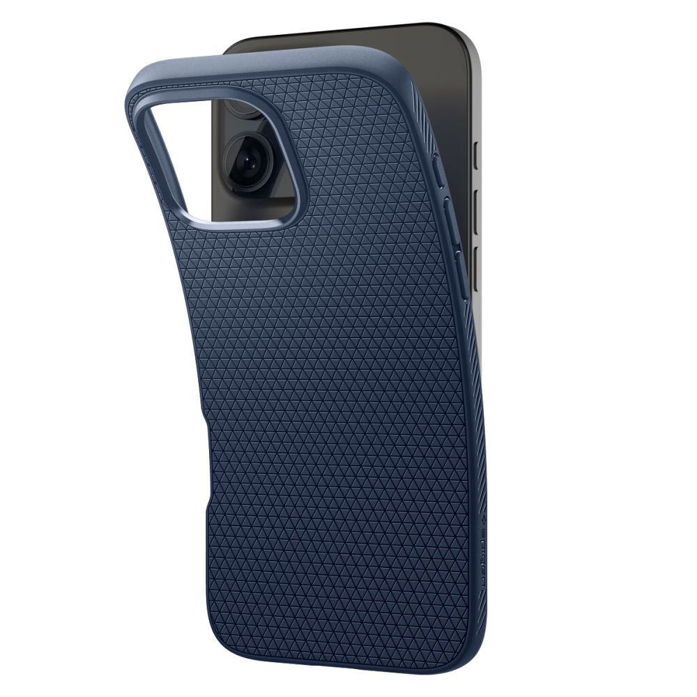 Tasche für Apple iPhone 16 Pro, Spigen, Liquid Air, Blau ACS08118