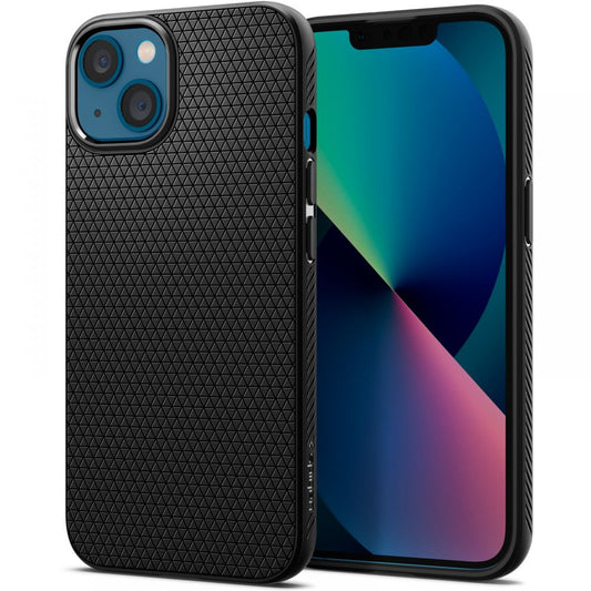 Tasche für Apple iPhone 13, Spigen, Liquid Air, Schwarz
