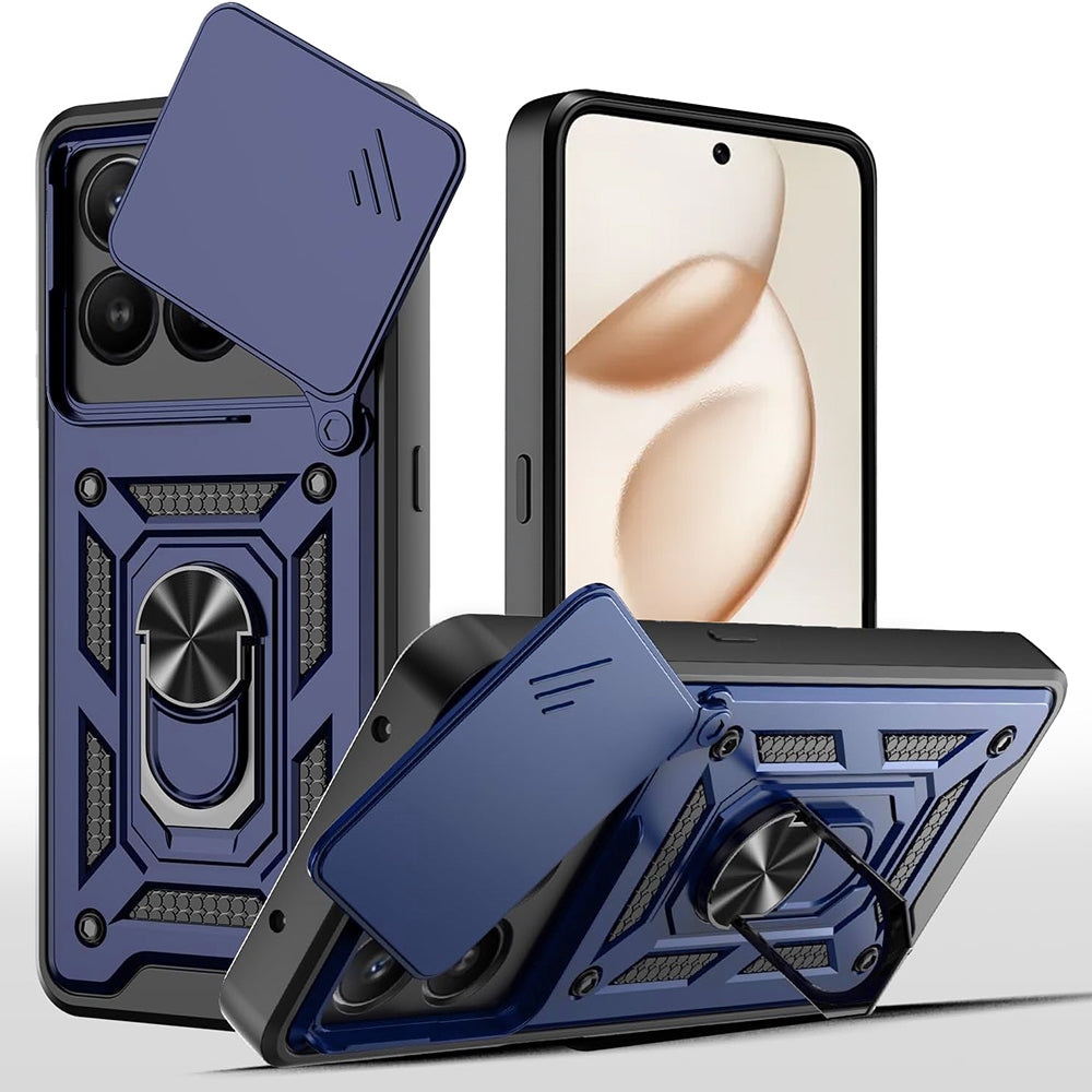 Hülle für Honor 400 Smart 4G / X7d 4G / 400 Smart 5G, Techsuit, CamShield, Blau