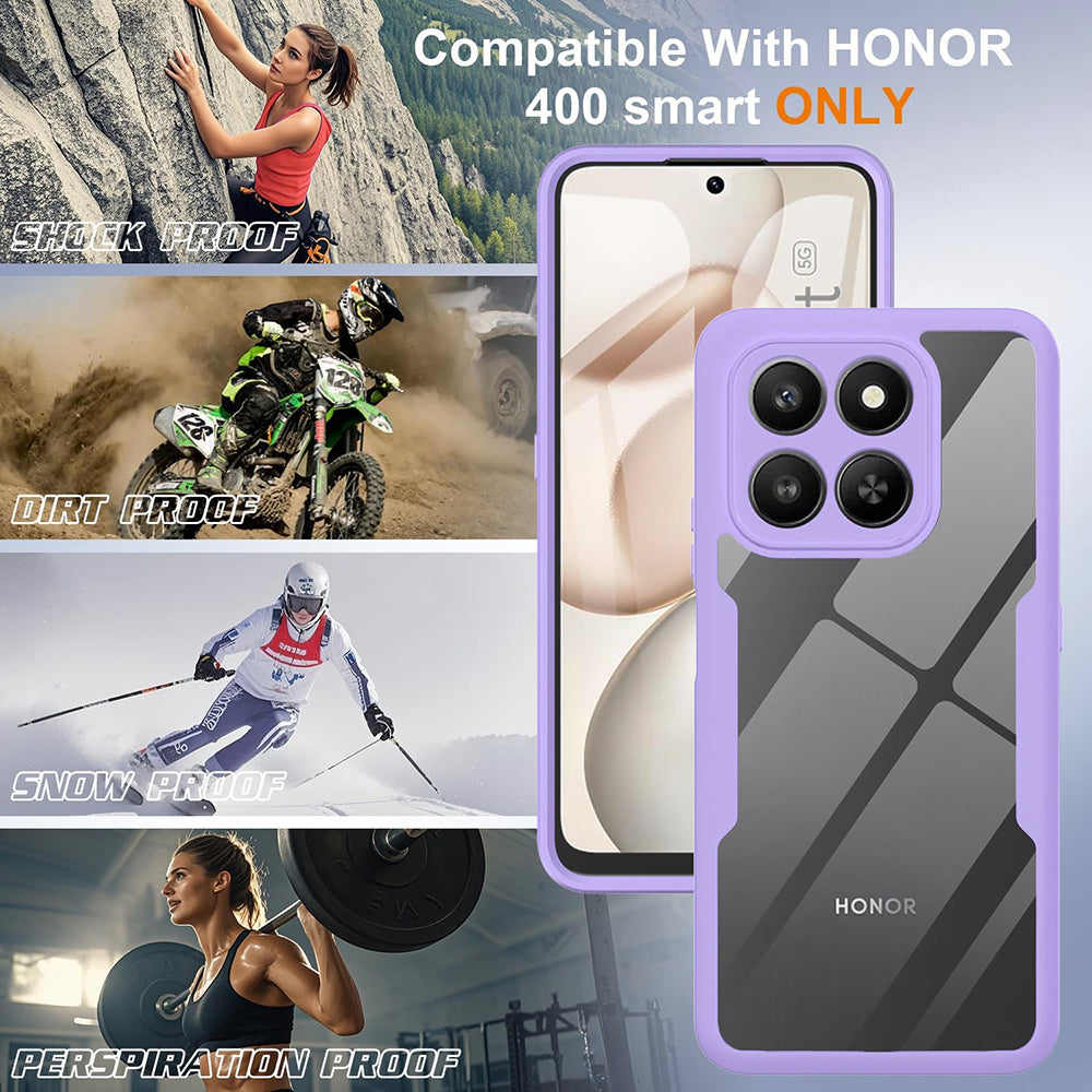Case for Honor 400 Smart 4G / X7d 4G / 400 Smart 5G, Techsuit, ColorVerse 360, Purple