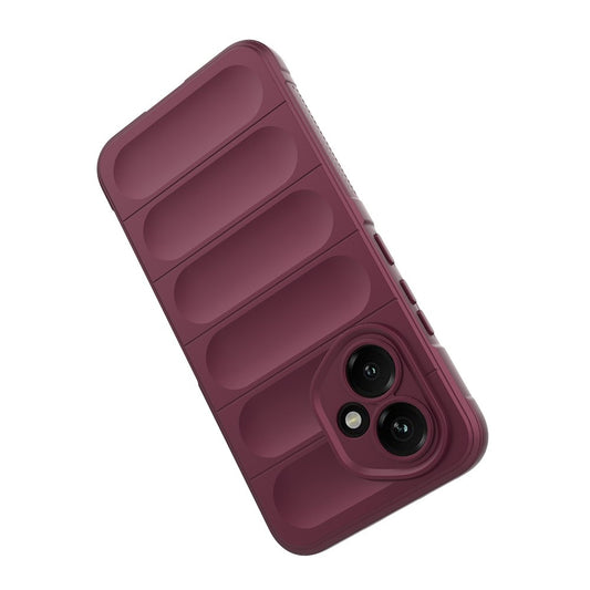 Hülle für Honor 400, Techsuit, Magic Shield, Weinrot