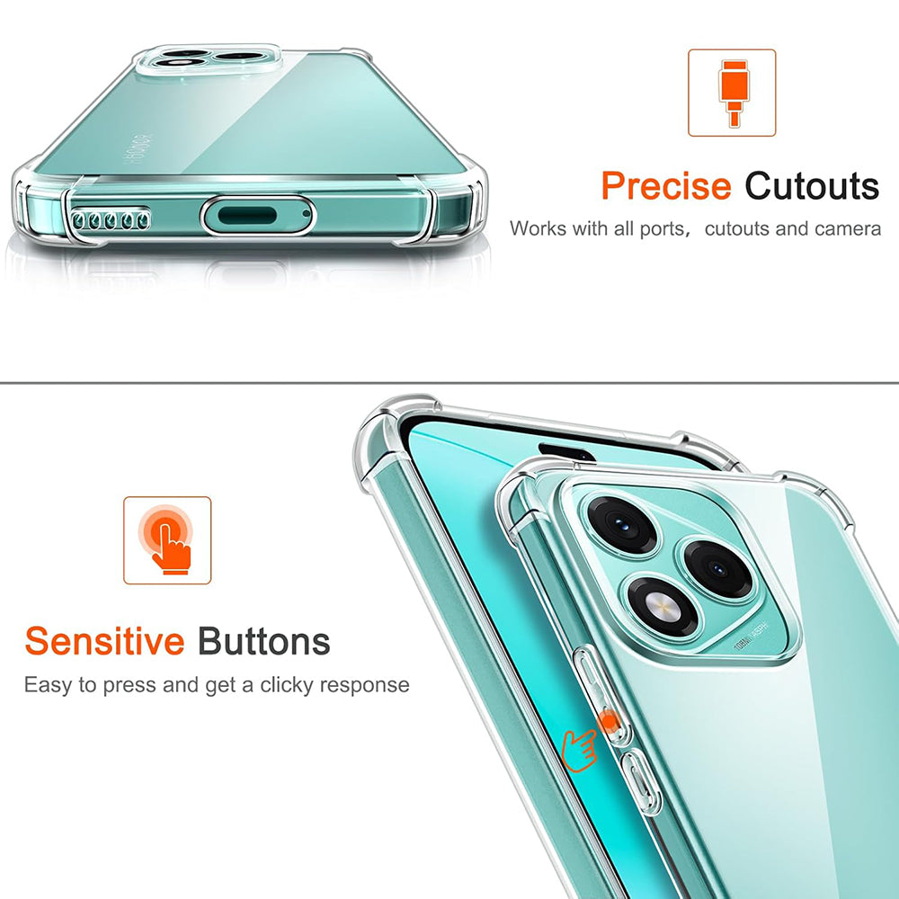 Hülle für Honor 600 Lite, Techsuit, Shockproof Clear, Transparent