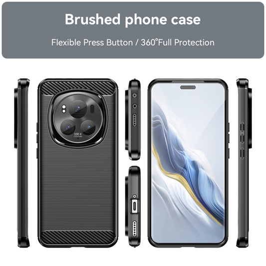 Hülle für Honor Magic6 Pro, Techsuit, Carbon, Schwarz