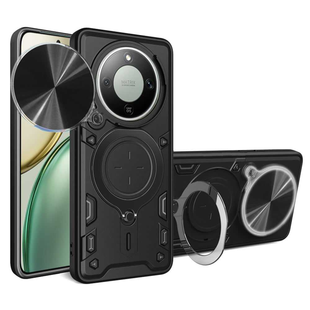 Hülle für Honor Magic8 Lite, Techsuit, CamGuard Pro, Schwarz
