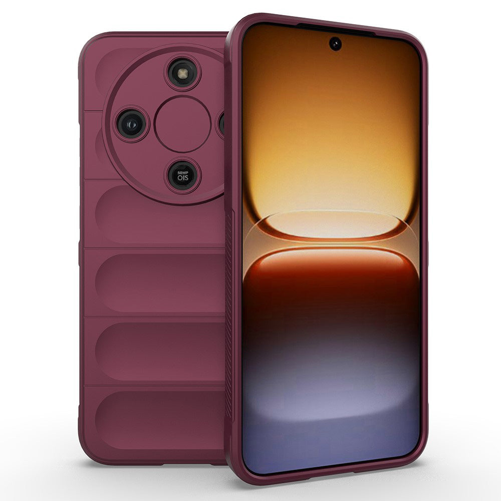 Hülle für Honor Magic8 Lite, Techsuit, Magic Shield, Kirschrot