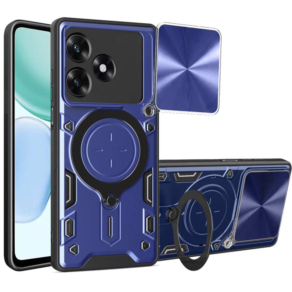 Hülle für Honor X5c Plus, Techsuit, CamGuard Pro, Blau