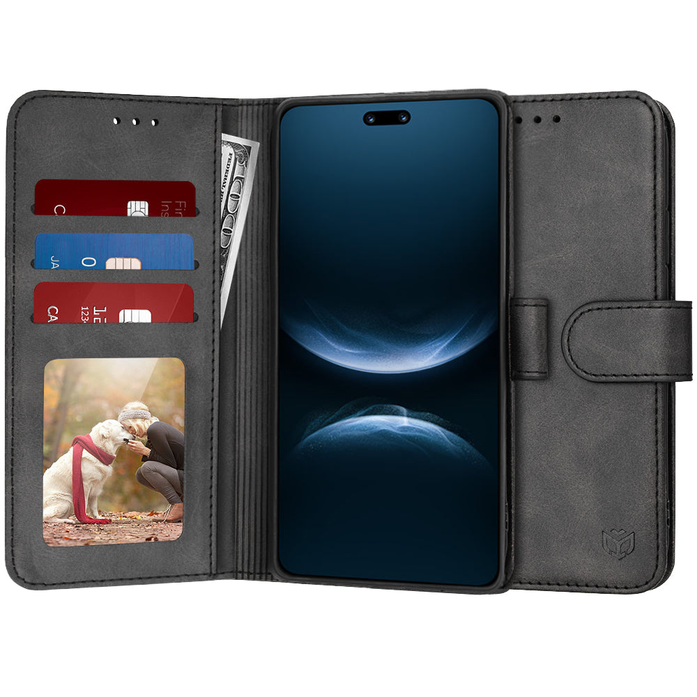 Case for Huawei nova 14 Pro, Techsuit, Diary Book, Black