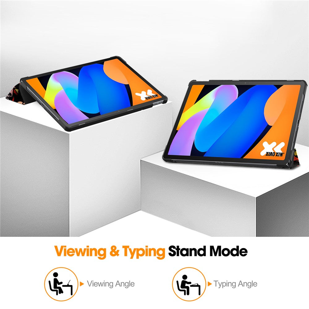 Hülle für Lenovo Idea Tab 11, Techsuit, FoldPro Urban Vibe, Mehrfarbig