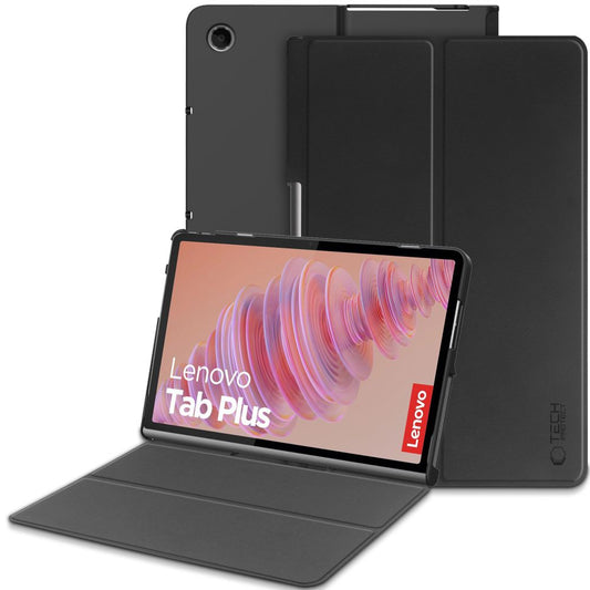 Tasche für Lenovo Tab Plus 11.5 Zoll, Tech-Protect, SmartCase, Schwarz