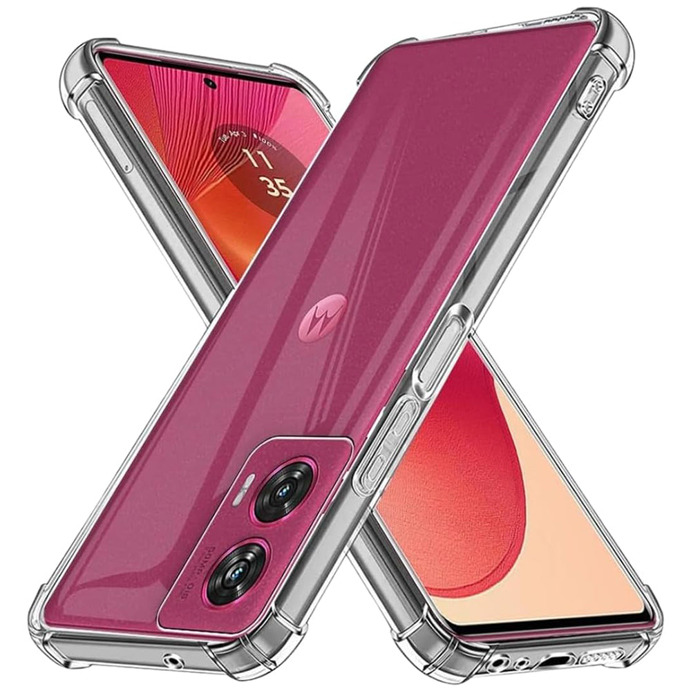 Hülle für Motorola Edge 50 Fusion, Techsuit, stoßfest klar, transparent