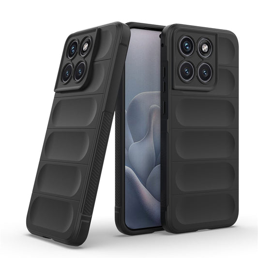 Hülle für Motorola Edge 70 Fusion, Techsuit, Magic Shield, Schwarz