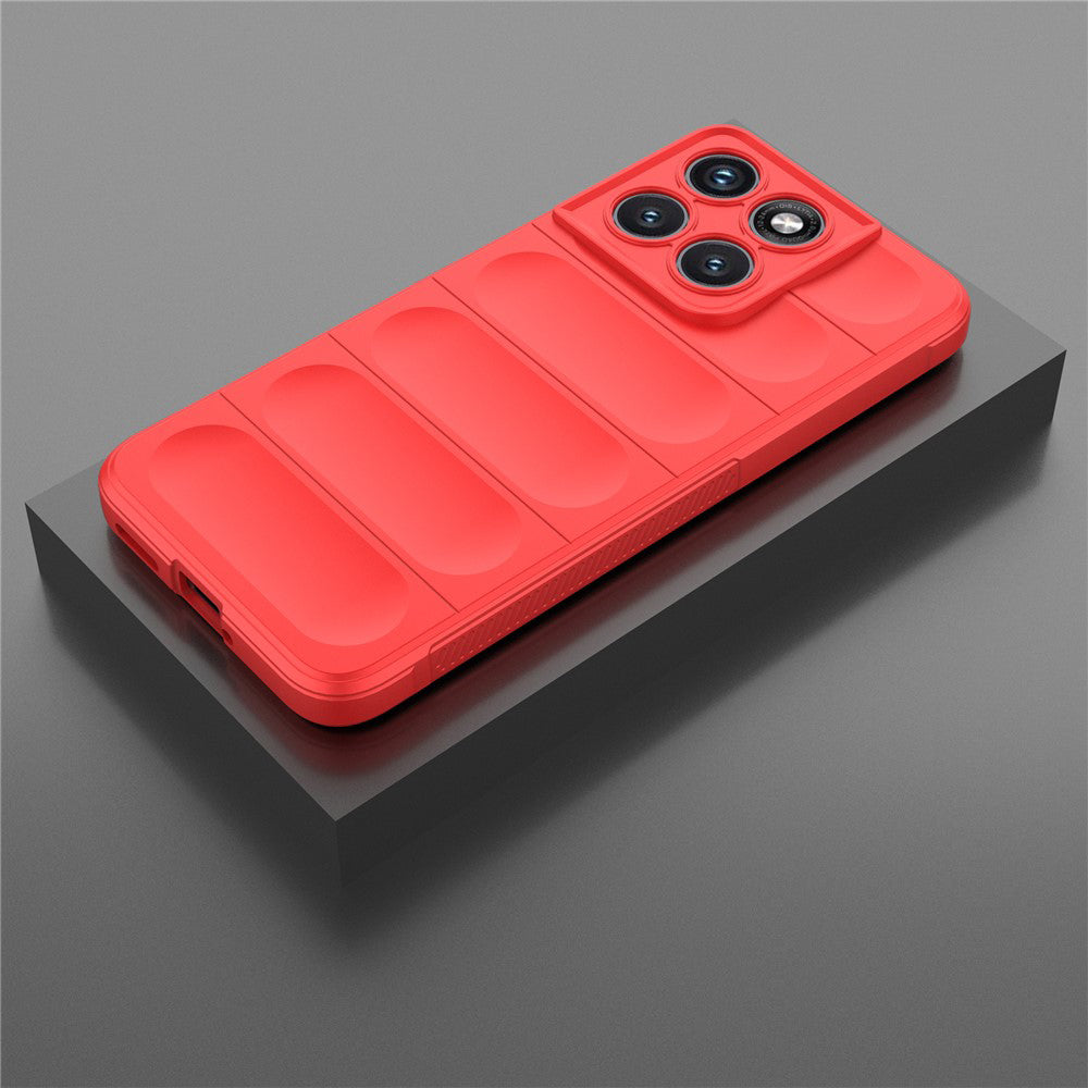 Hülle für Motorola Edge 70 Fusion, Techsuit, Magic Shield, Rot