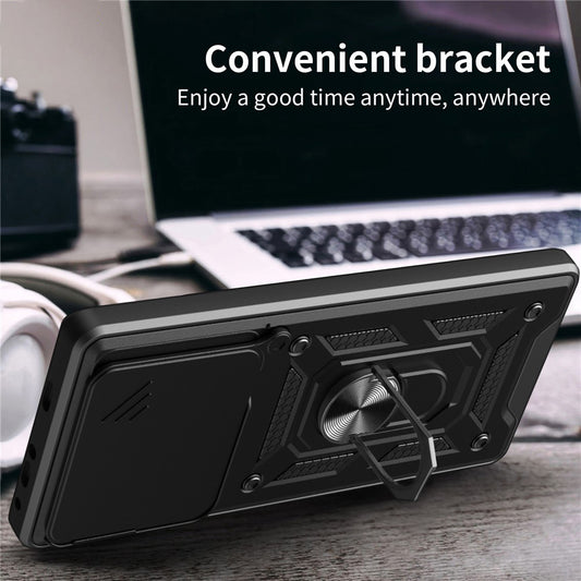 Hülle für Motorola Edge 70, Techsuit, CamShield, Roségold