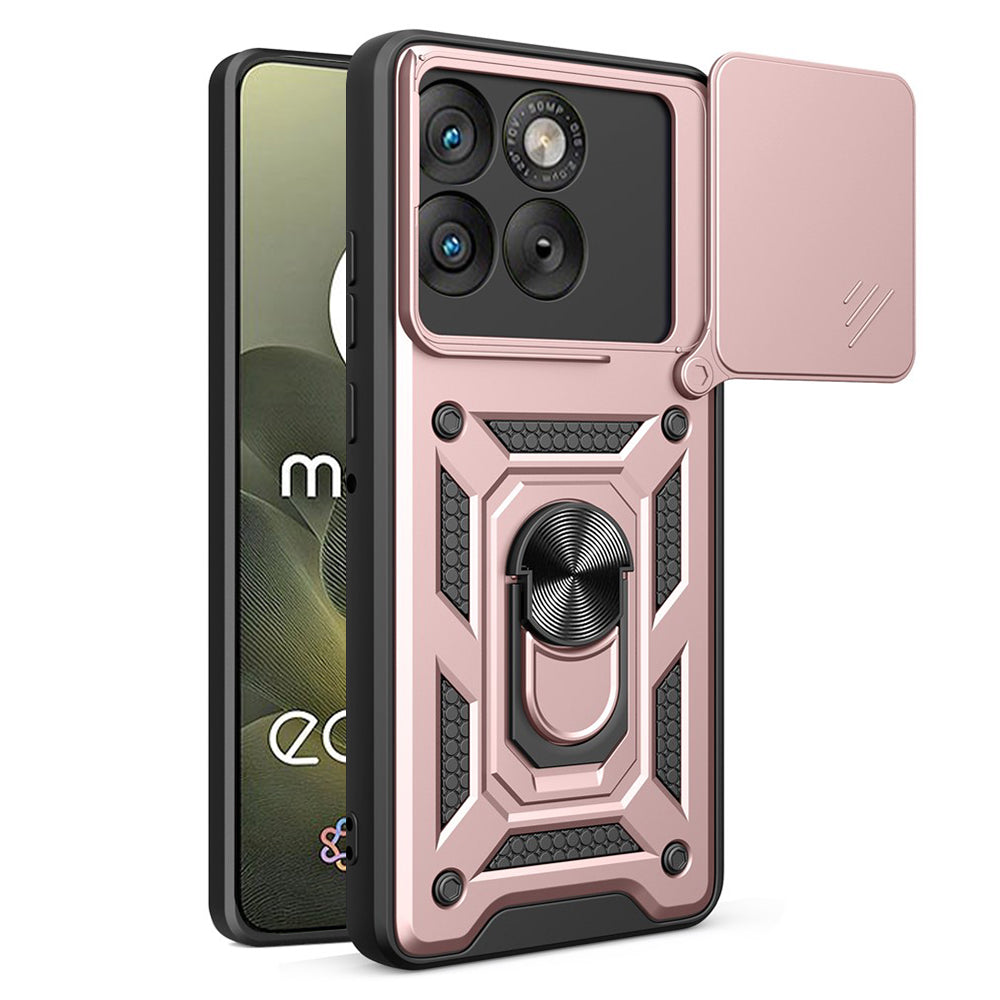 Hülle für Motorola Edge 70, Techsuit, CamShield, Roségold