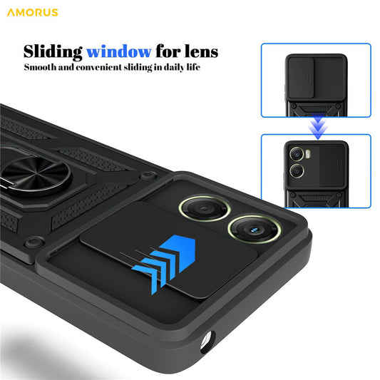 Hülle für Motorola Moto G06, Techsuit, CamShield, Roségold