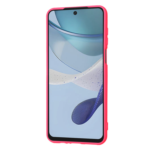 Hülle für Motorola Moto G53, Techsuit, SoftFlex, Dunkelrosa