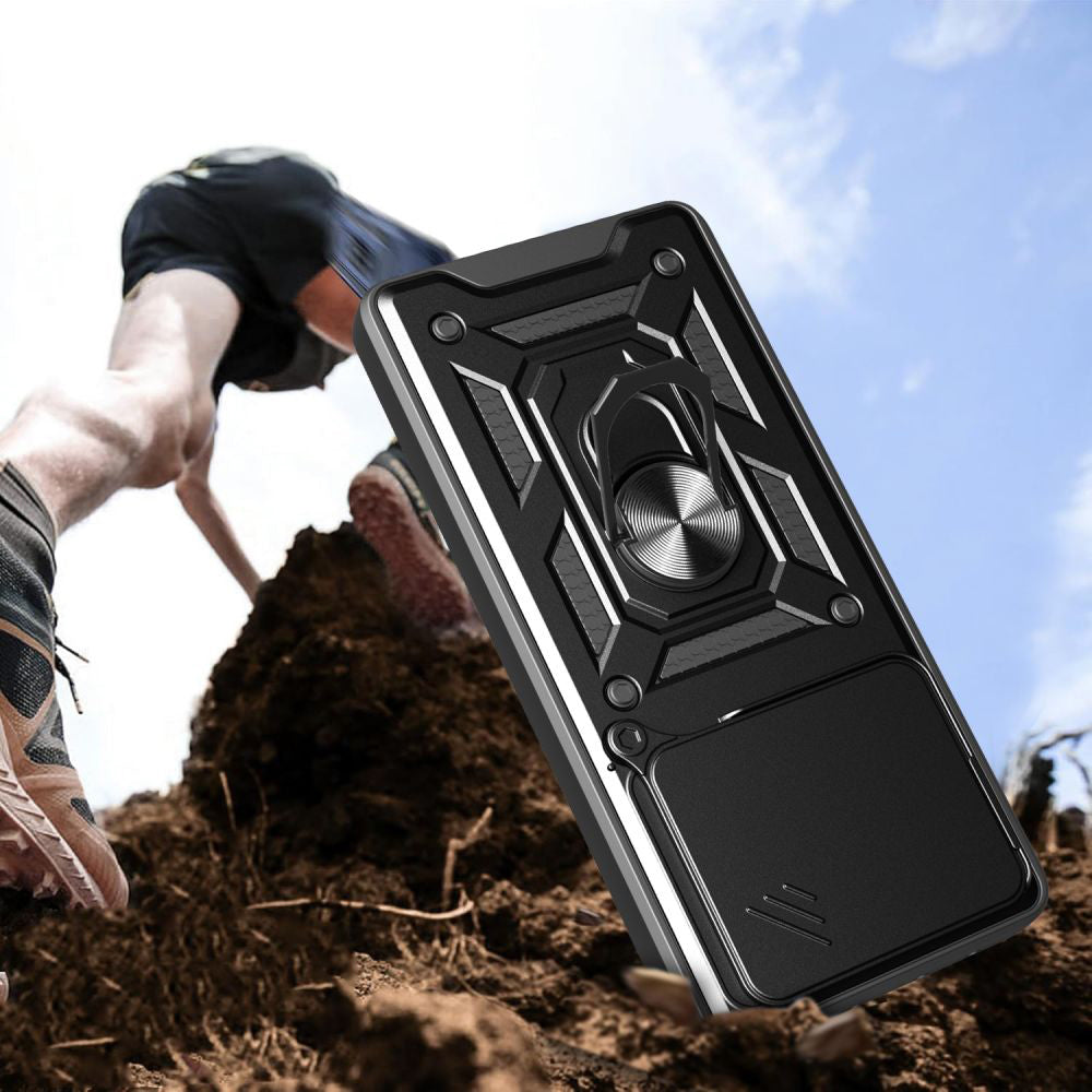 Hülle für Nothing Phone (3a) Lite, Techsuit, CamShield, Schwarz