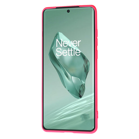 Hülle für OnePlus 12, Techsuit, SoftFlex, Dunkelrosa