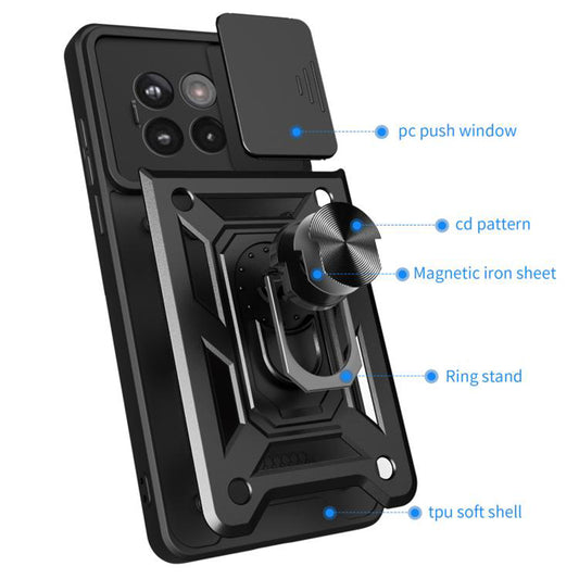 Hülle für OnePlus 13R, Techsuit, CamShield, Rosa