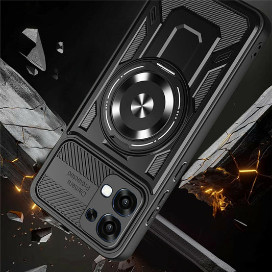 Hülle für Oppo A6 Pro 5G / A6 Pro 4G, Techsuit, RuggedCam, Blau