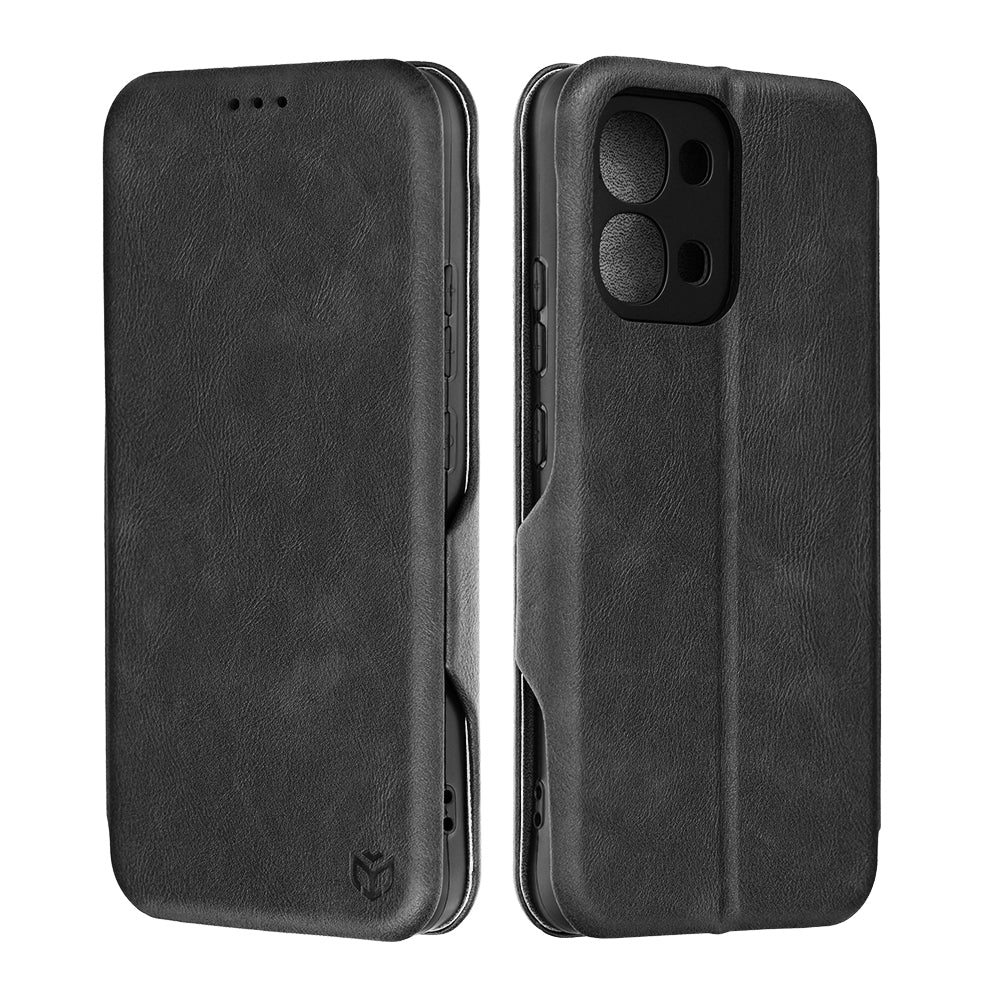 Hülle für Oppo A6 Pro 5G / A6 Pro 4G, Techsuit, Safe Wallet Plus, Schwarz