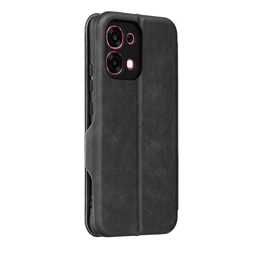 Hülle für Oppo A6 Pro 5G / A6 Pro 4G, Techsuit, Safe Wallet Plus, Schwarz
