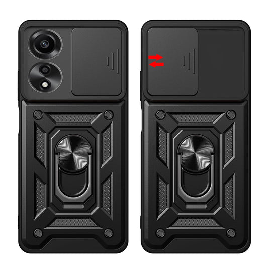Hülle für Oppo A60, Techsuit, CamShield, Schwarz