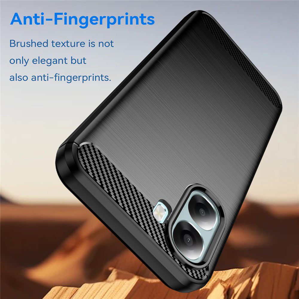 Hülle für Oppo A6x 4G / A6x, Techsuit, Carbon, Schwarz