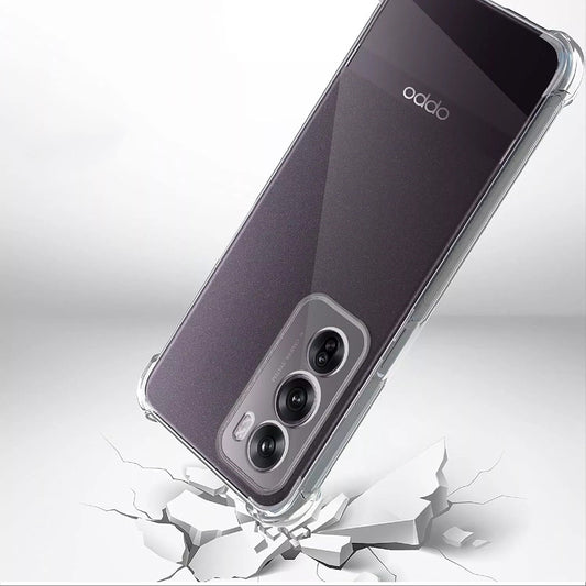 Hülle für Oppo Reno12, Techsuit, stoßfest klar, transparent