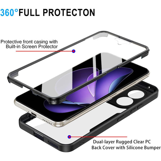 Hülle für Oppo Reno13 FS 5G / Reno13 F 4G / Reno13 F, Techsuit, ColorVerse 360, Blau