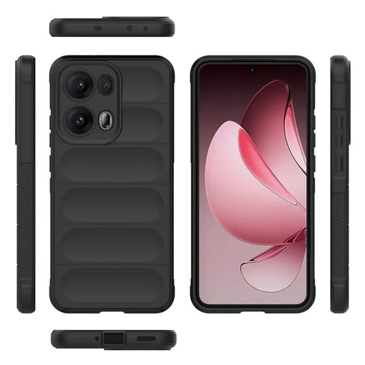 Hülle für Oppo Reno13 Pro, Techsuit, Magic Shield, Schwarz