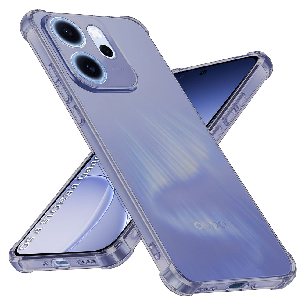 Hülle für Oppo Reno15 FS / Reno15 F, Techsuit, stoßfest klar, rauchfarben