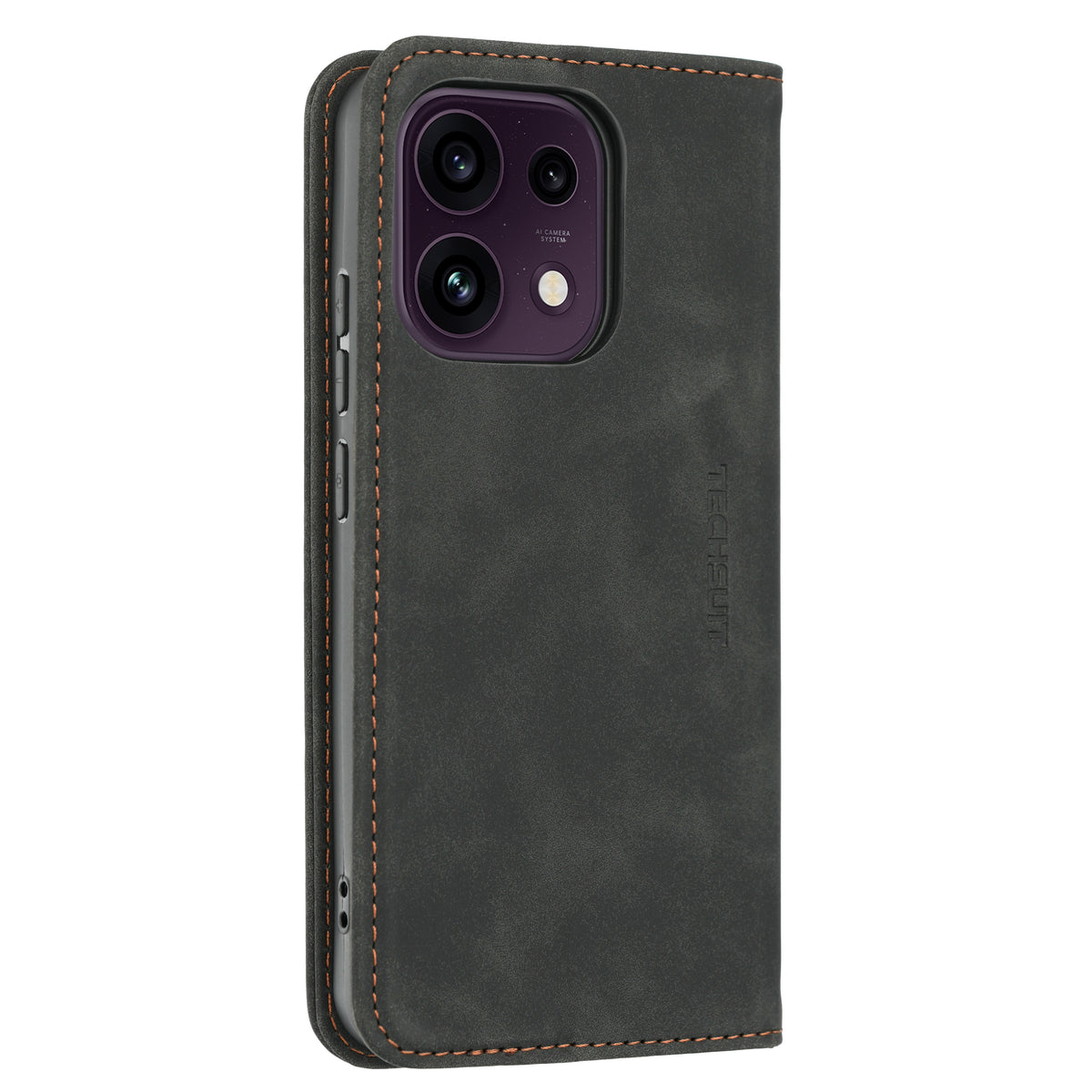 Hülle für Oppo Reno16 F / Reno16 FS, Techsuit, Confy, Schwarz