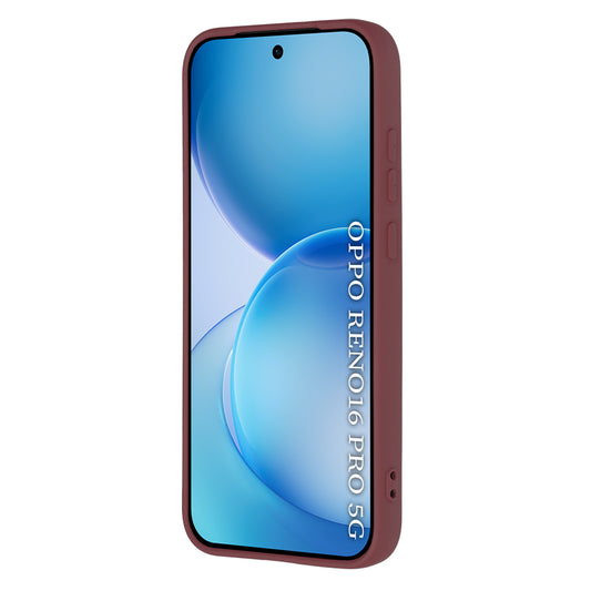 Hülle für Oppo Reno16 Pro, Techsuit, SoftFlex, Weinrot