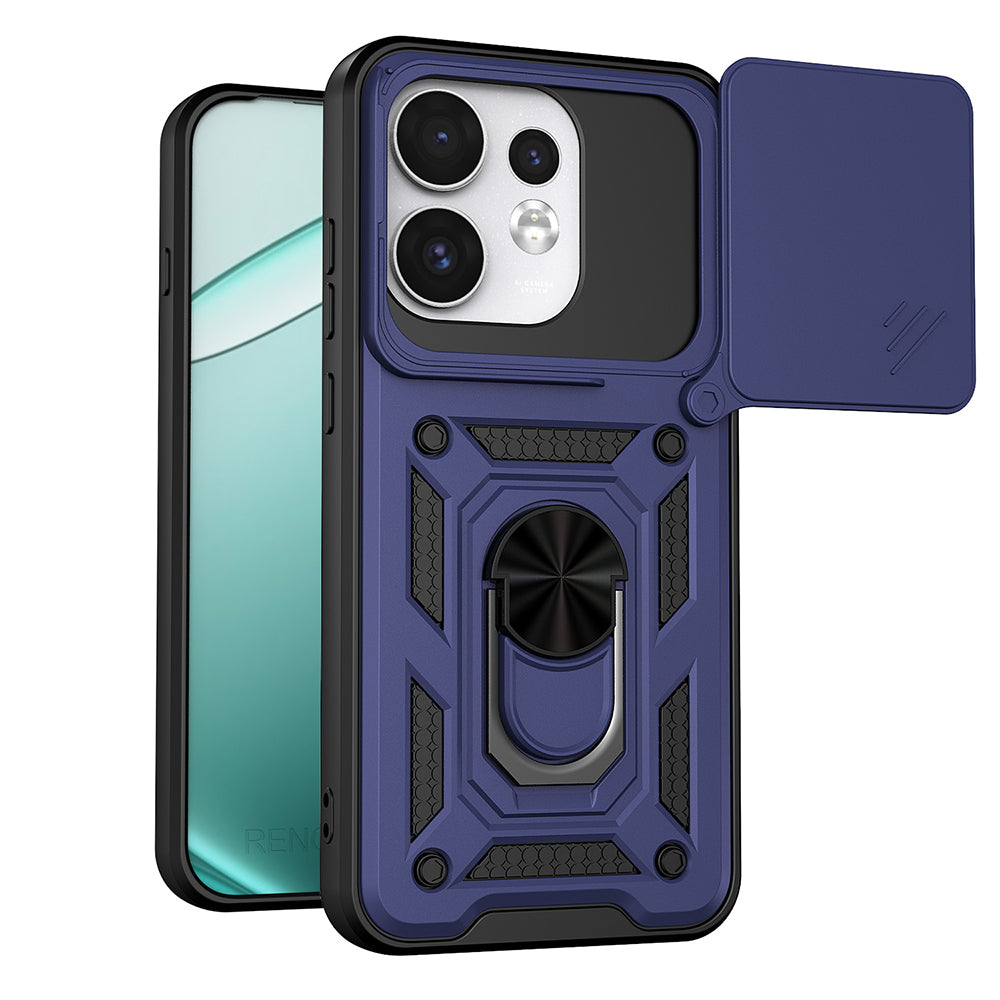 Case for Oppo Reno16 / Reno16 Pro, Techsuit, CamShield, Blue