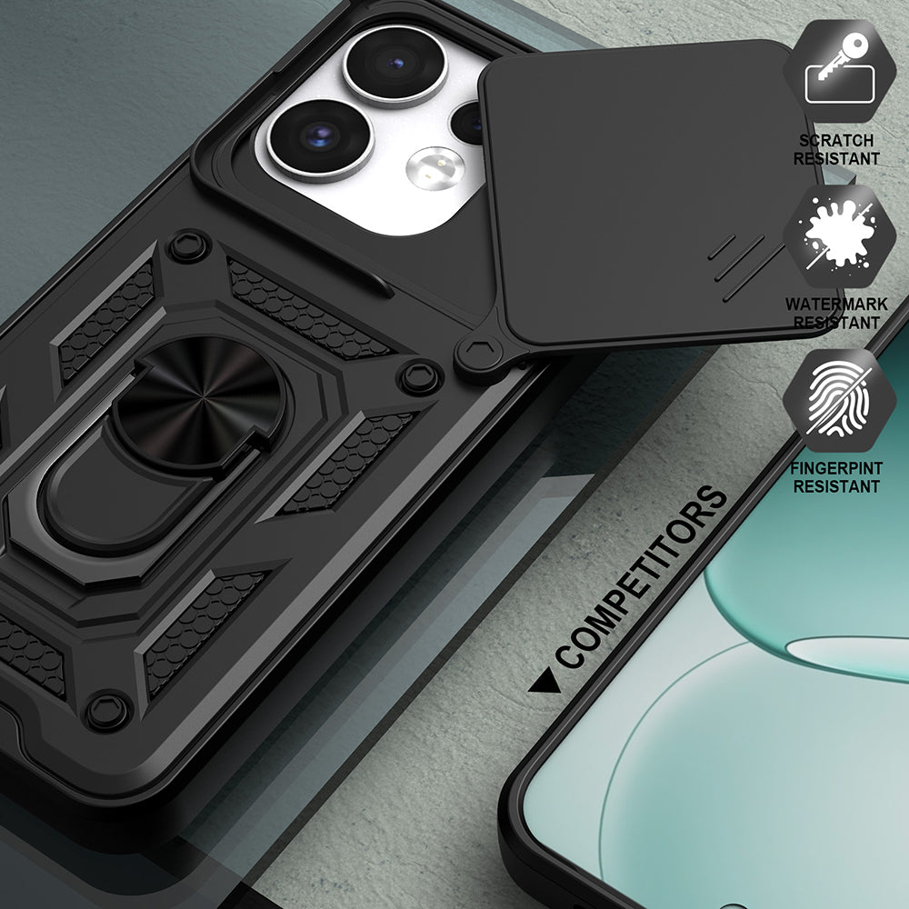 Case for Oppo Reno16 / Reno16 Pro, Techsuit, CamShield, Blue
