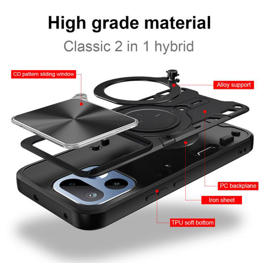 Hülle für Realme 16 Pro, Techsuit, CamGuard Pro, Schwarz