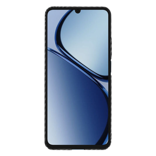 Hülle für Realme C63 / C61, Techsuit, Carbonite FiberShell, Schwarz